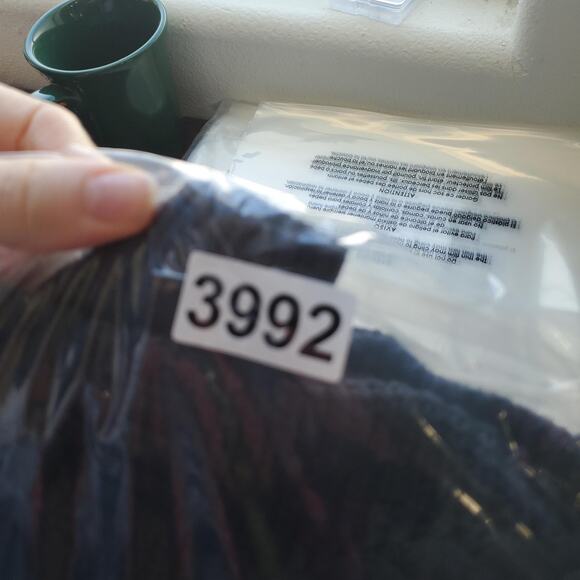 Marine Layer Sweater Womens XS Navy Pom Pom Bobble Cable Knit Crewneck Pullover - Picture 9 of 9